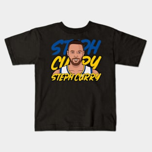 Steph Curry - Basketball Kids T-Shirt